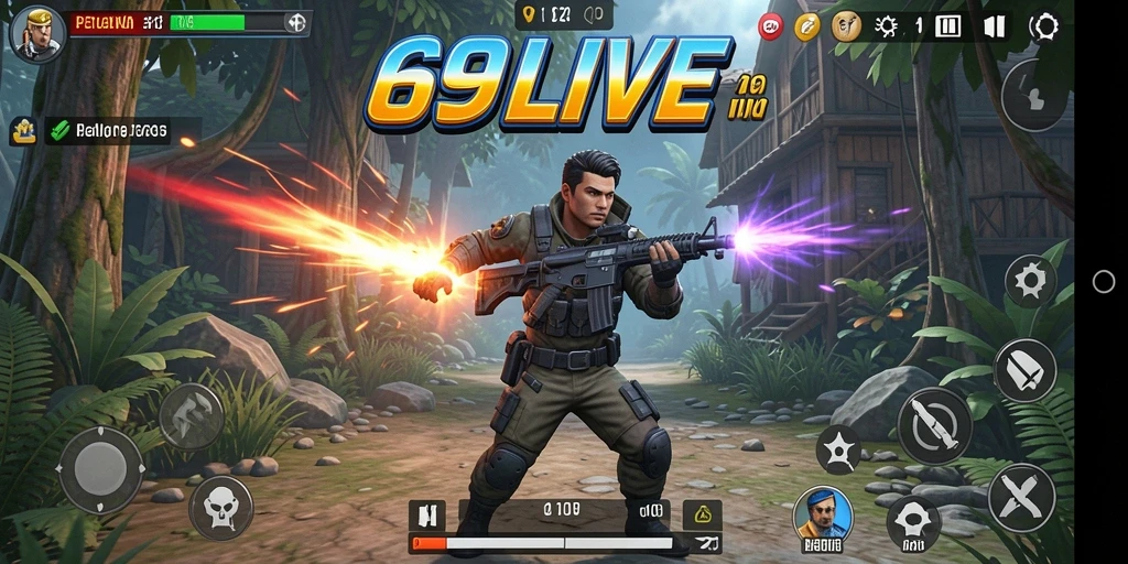 Tampilan gameplay 69LIVE yang menegangkan dan menarik.