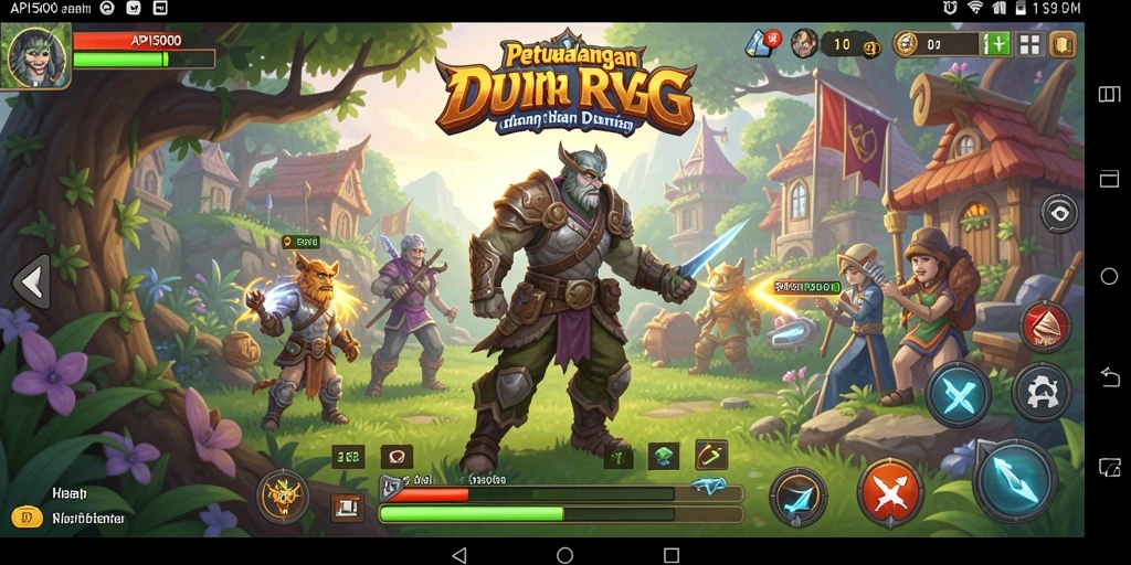 Screenshot menampilkan pertarungan seru dan karakter yang kuat di API5000.