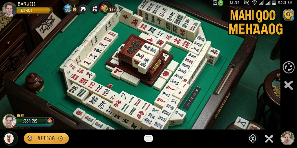 Tampilan permainan Mahjong yang menarik dan intuitif.