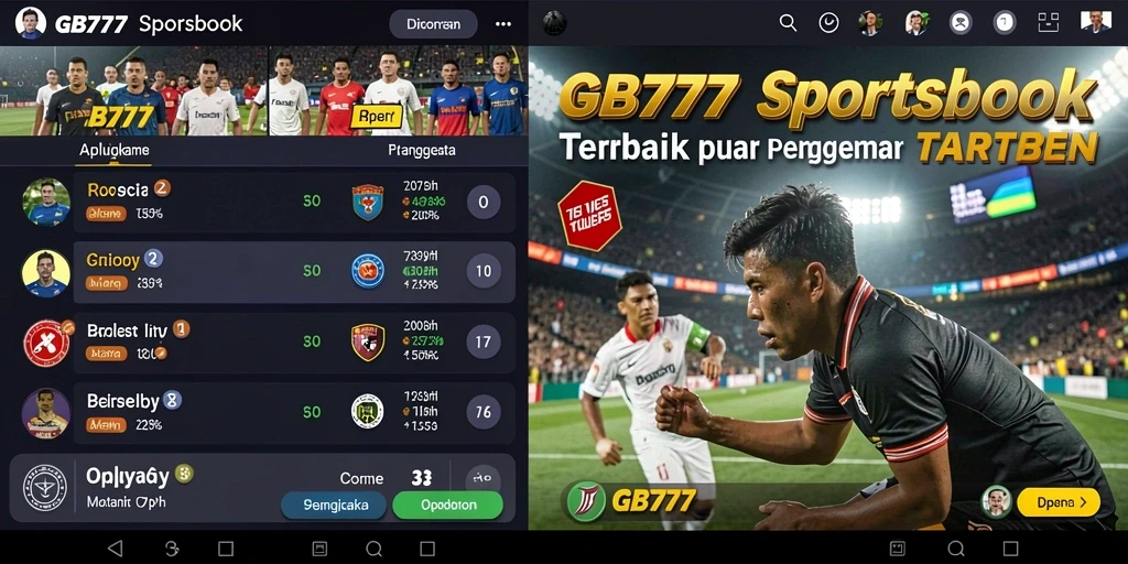 Screenshot gameplay GB777 yang menunjukkan betapa mudahnya melakukan taruhan.