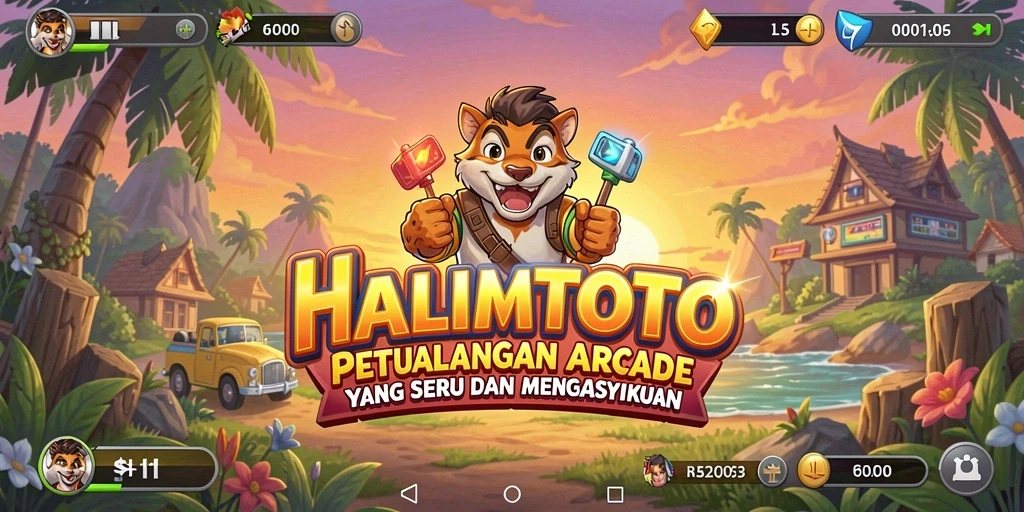 Tangkapan layar dari gameplay menarik HALIMTOTO yang menampilkan aksi seru.