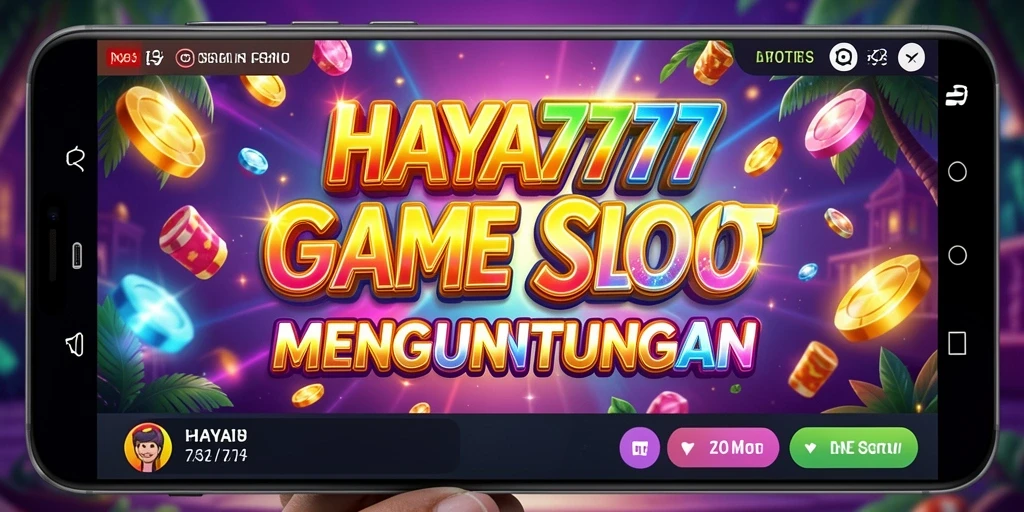 Gameplay HAYA777 yang mengasyikkan dengan berbagai mesin slot.