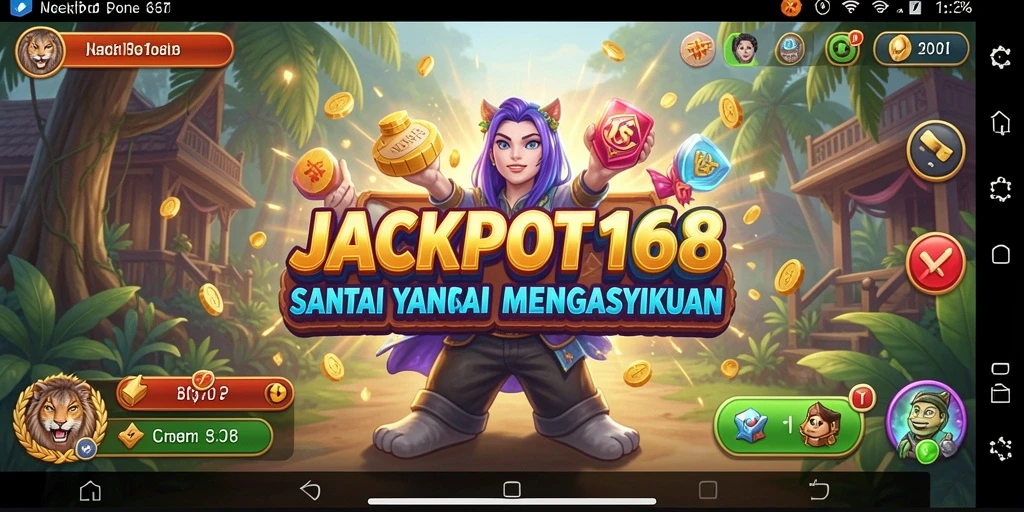 Tampilan gameplay seru JACKPOT168 yang penuh aksi.