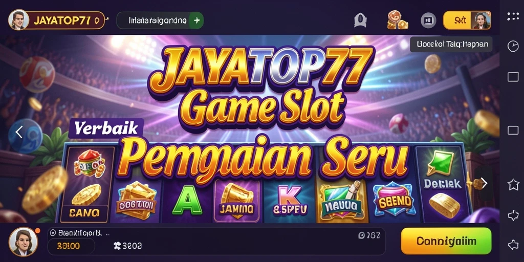Tampilan gameplay JAYATOP77 dengan grafis slot yang memukau.