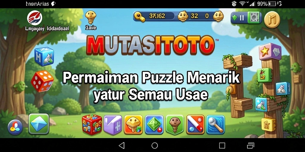 Gameplay seru MUTASITOTO dengan tantangan Puzzle yang menarik.