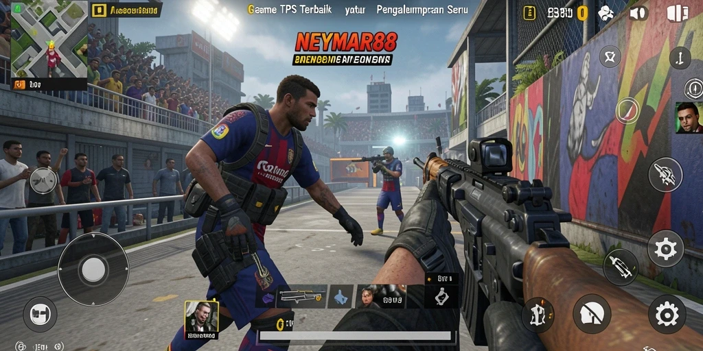 Gameplay seru NEYMAR88 dengan aksi menegangkan.