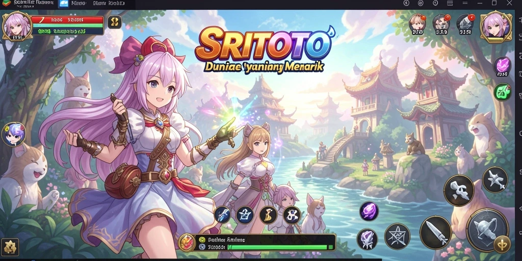 Tampilan gameplay menarik dari SRITOTO yang penuh warna dan aksi.