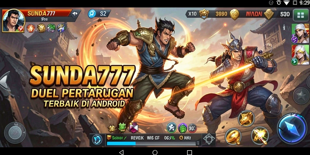 Tangkapan layar SUNDA777 menampilkan aksi pertarungan yang mendebarkan.