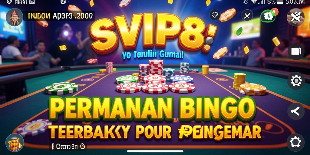 Screenshot gameplay Bingo SVIP8 yang menarik dan seru.