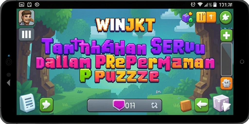 Screenshot gameplay <strong>WINJKT</strong> menampilkan tantangan seru dan menarik dalam menyelesaikan puzzle.
